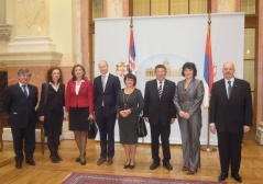 19 November 2012 The members of the Committee on Human and Minority Rights and Gender Equality with the Swedish parliamentary delegation 